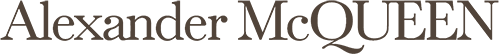 The logo of Em Prové's client, Alexander McQueen