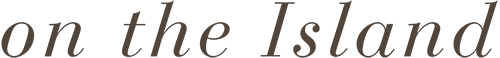The logo of Em Prové's client, on the Island